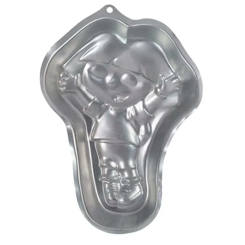 Dora the Explorer Cake‎ Pan 2003 Wilton Aluminum Baking Mold Kids Party Fun